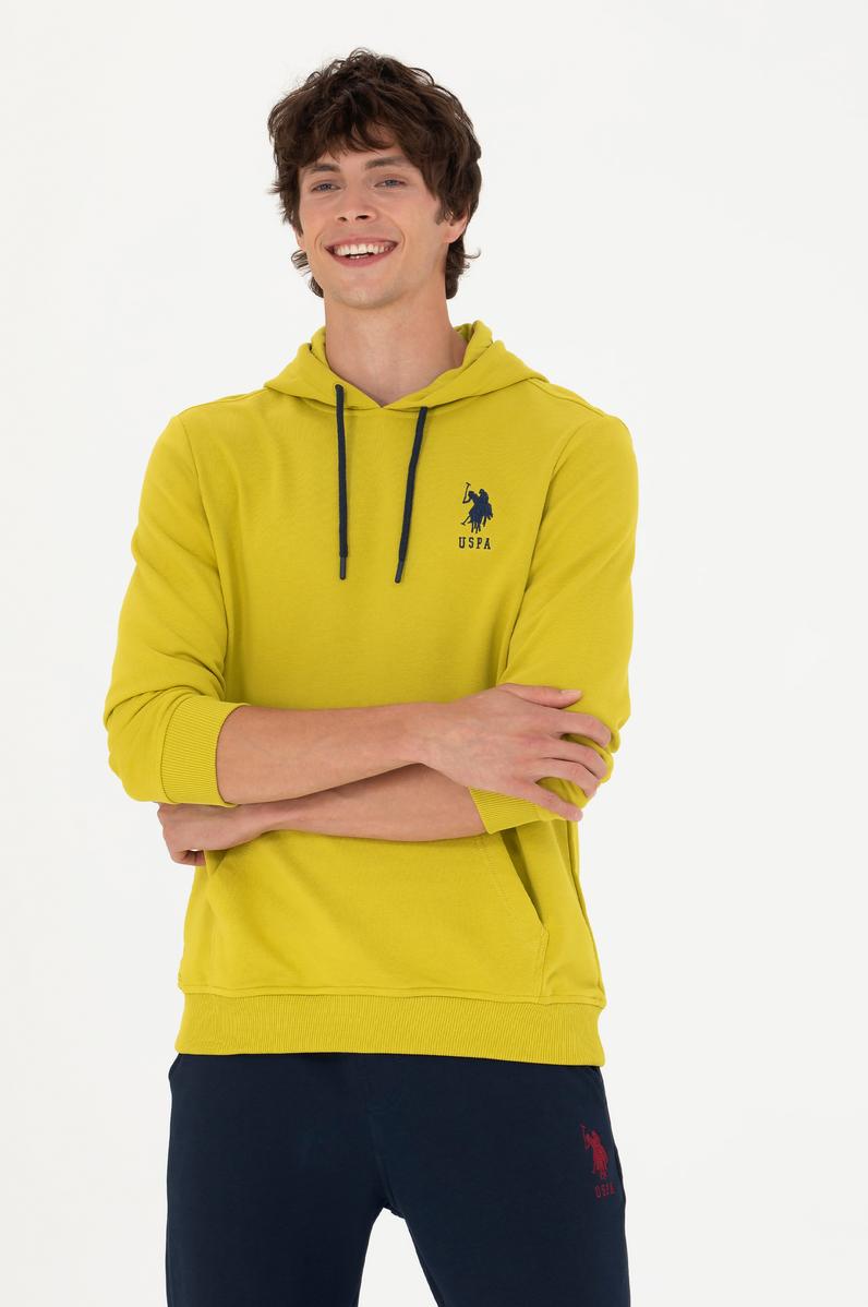 Erkek Fıstık Yeşili Basic Sweatshirt