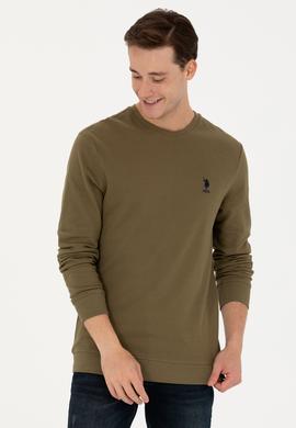 Erkek Haki Sweatshirt