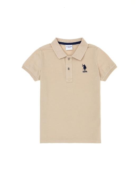Erkek Çocuk Taş Basic Polo Yaka Tişört