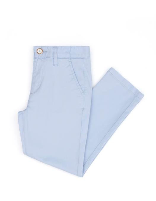 Erkek Çocuk Açık Mavi Kanvas Pantolon