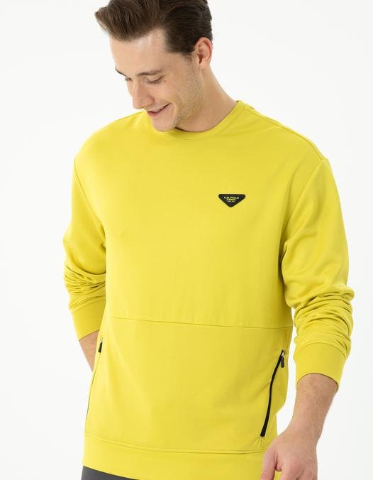 Erkek Fıstık Yeşili Sweatshirt