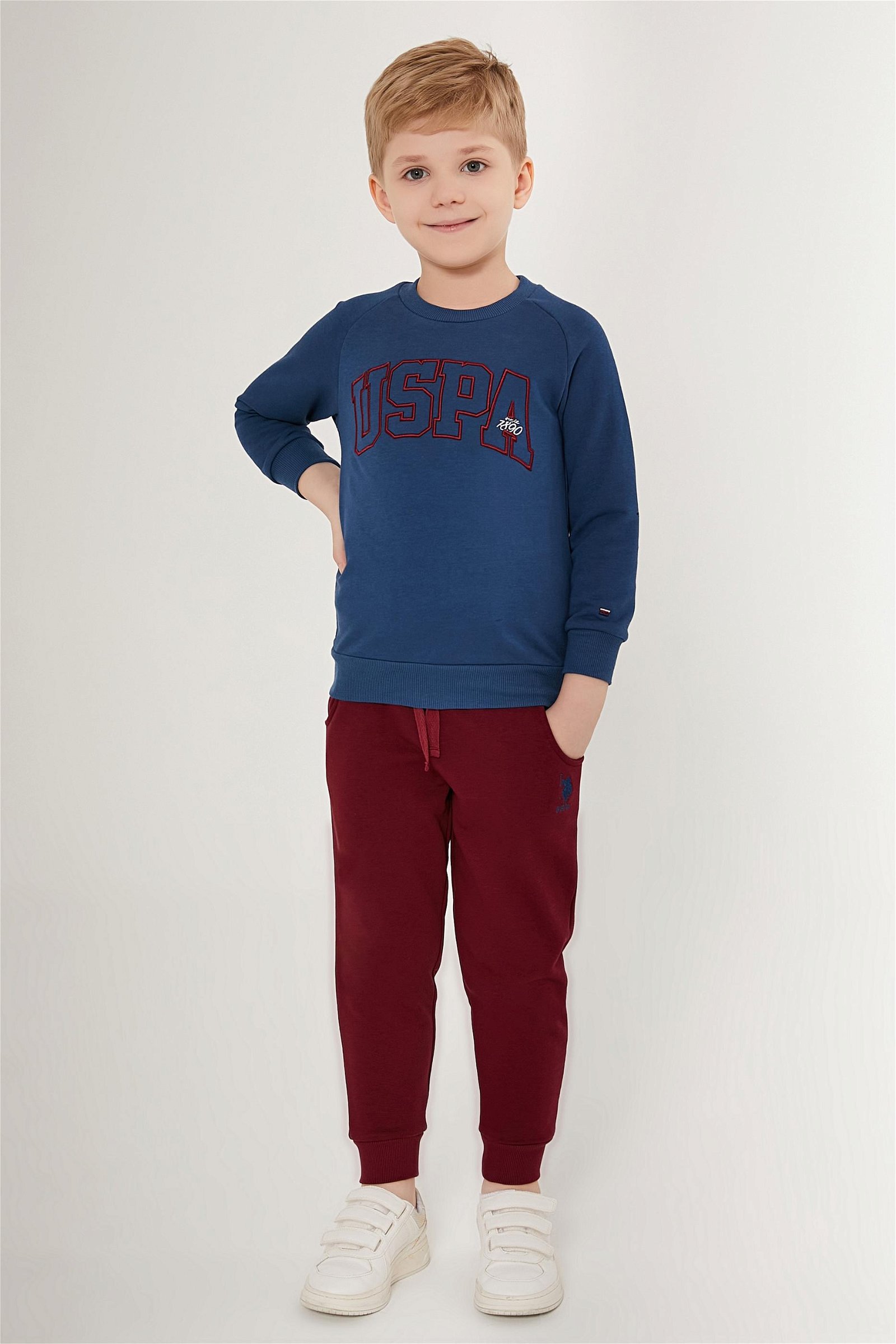 Erkek Çocuk İndigo Pijama Takımı