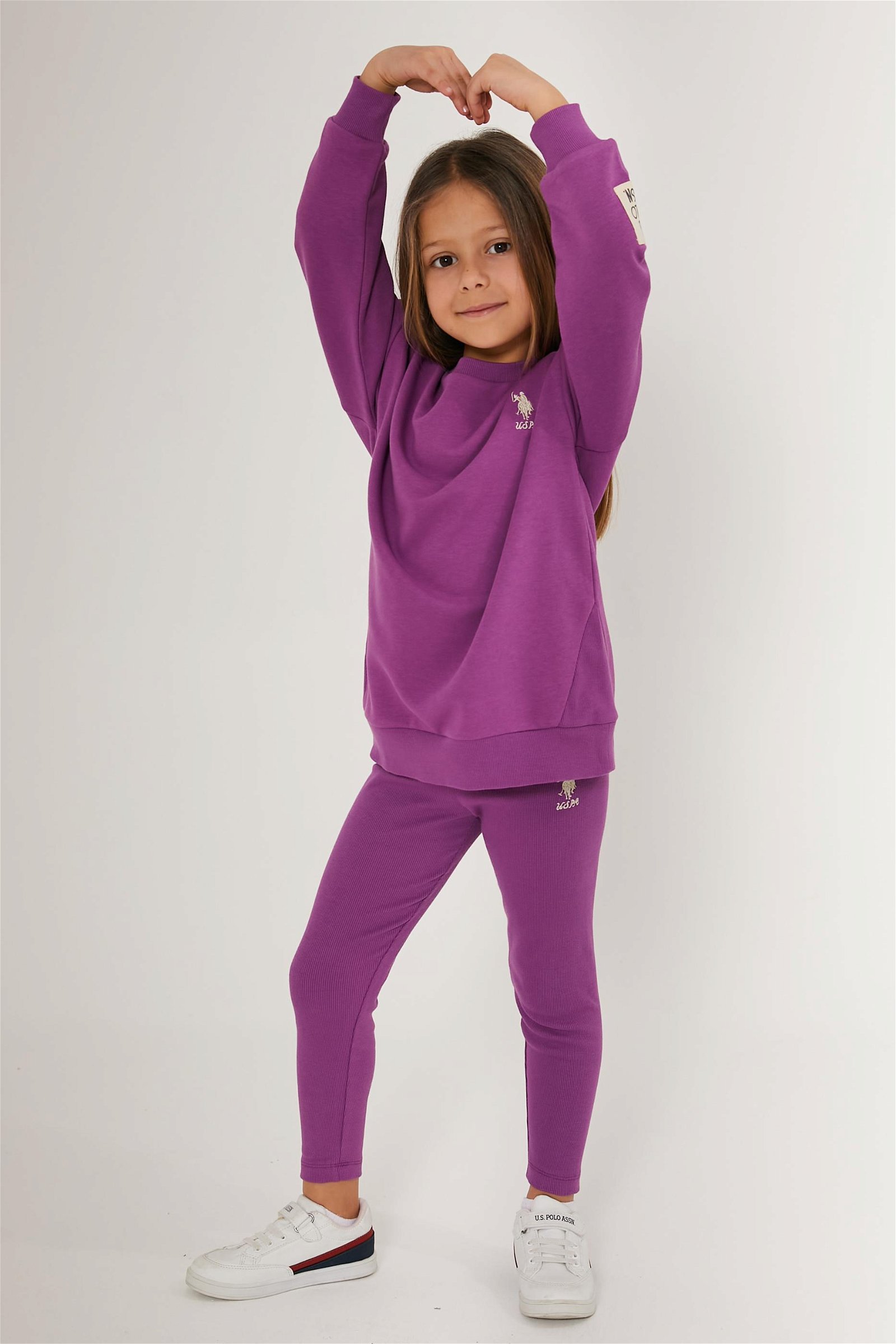 Kız Çocuk Violet Pijama Takımı