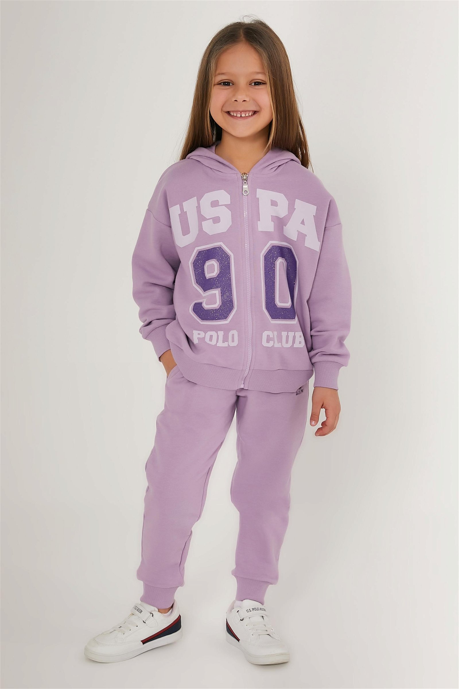 Kız Çocuk Lila Pijama Takımı