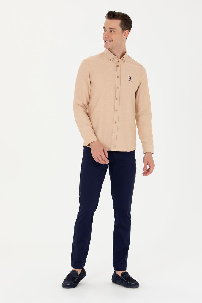 Erkek Lacivert Kanvas / Chino Pantolon