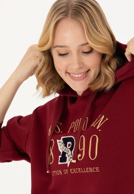Kadın Bordo Sweatshirt
