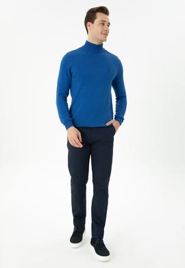 Erkek Lacivert Kanvas / Chino Pantolon