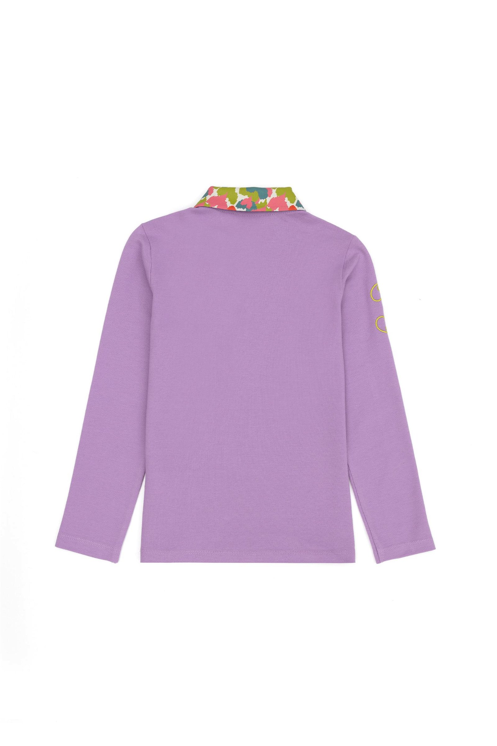 Kız Çocuk Lila Basic Sweatshirt