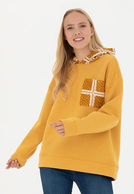 Kadın Hardal Sweatshirt