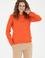 Kadın Turuncu Basic Sweatshirt
