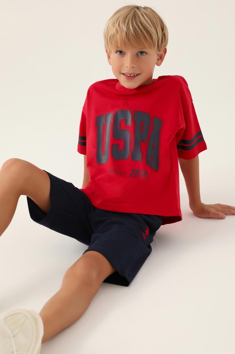 Erkek Çocuk Kırmızı Pijama Takımı