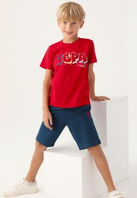 Erkek Çocuk Kırmızı Pijama Takımı