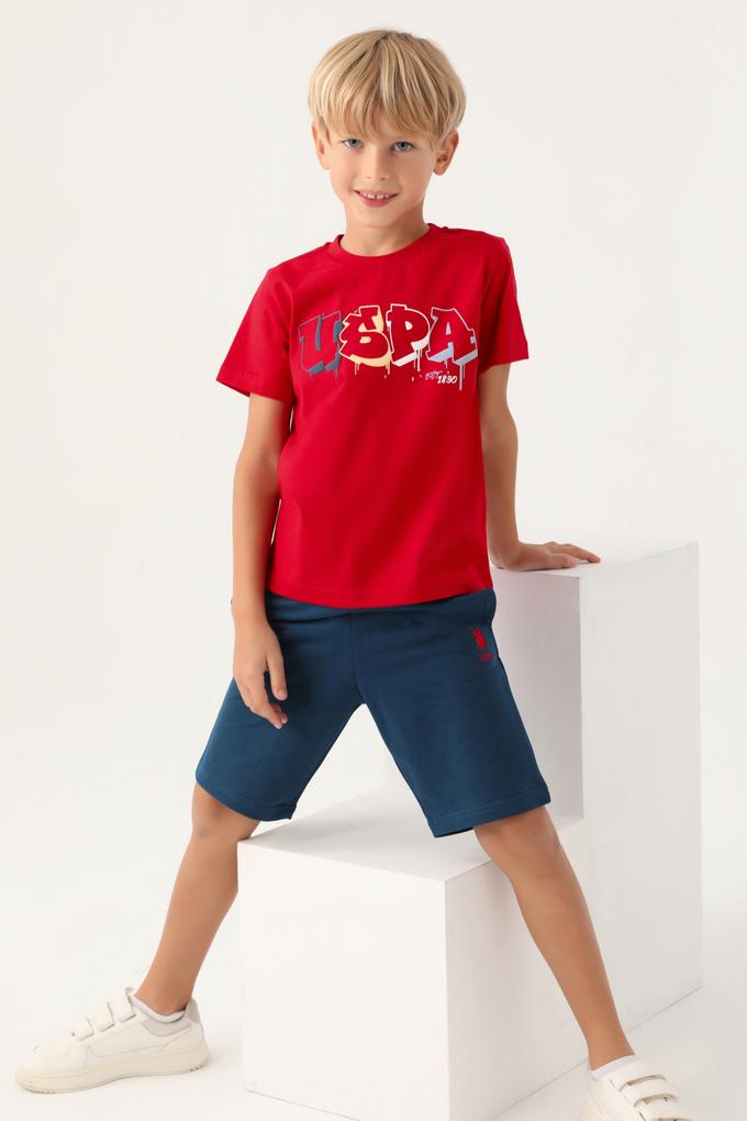 Erkek Çocuk Kırmızı Pijama Takımı