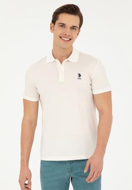 Erkek Ekru Polo Yaka Tişört