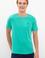 Erkek Yeşil Bisiklet Yaka T-Shirt Basic