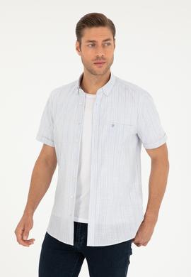 Mavi Regular Fit Kısa Kollu Gömlek