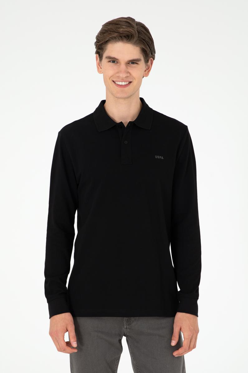 Erkek Siyah Basic Sweatshirt