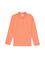 Kız Çocuk Somon Polo Yaka Basic Sweatshirt