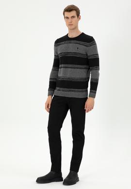 Erkek Siyah Kanvas Pantolon