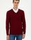 Erkek Bordo Basic Kazak