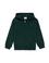 Erkek Çocuk Koyu Yeşil Basic Kapüşonlu Sweatshirt