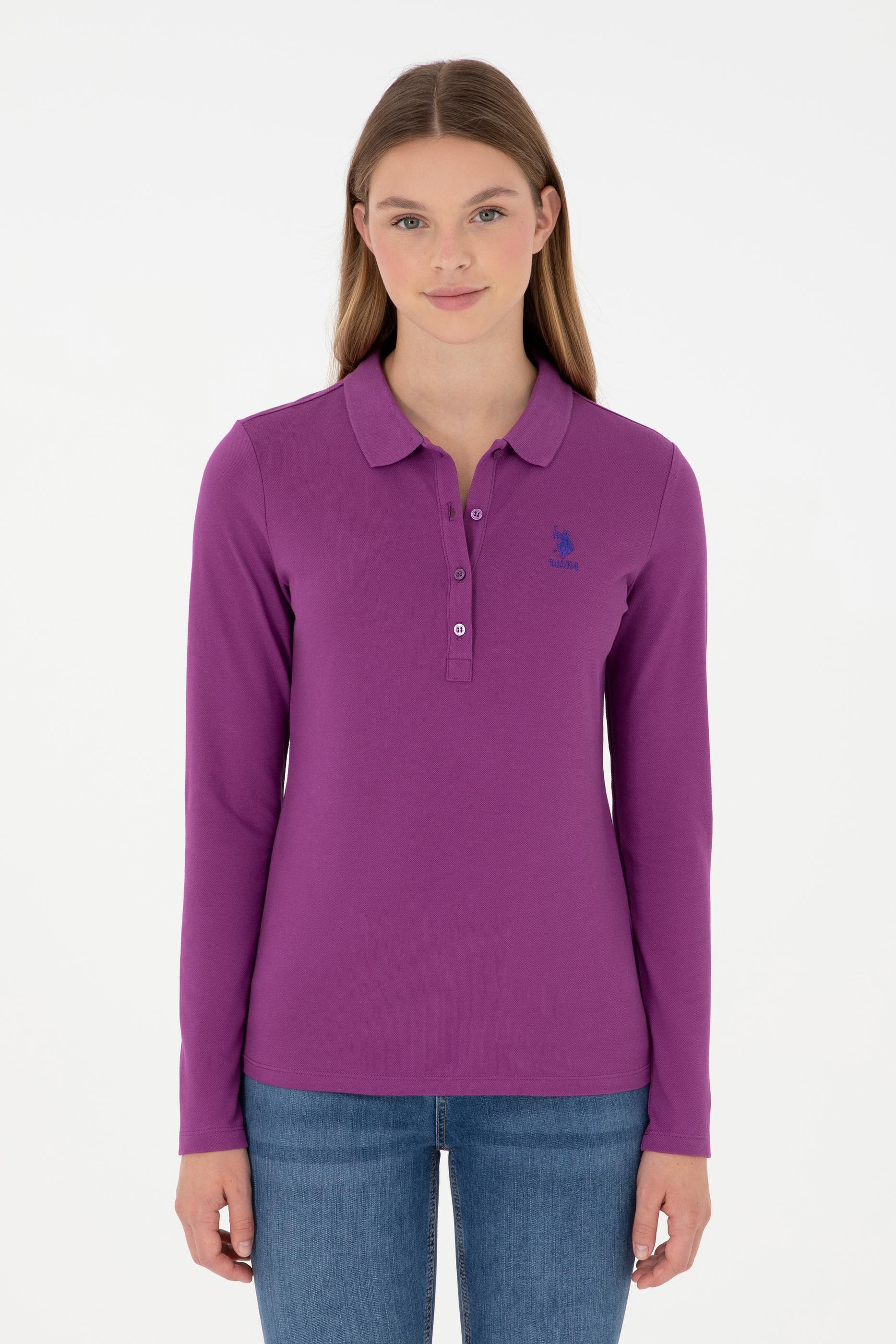 Kadın Menekşe Basic Sweatshirt
