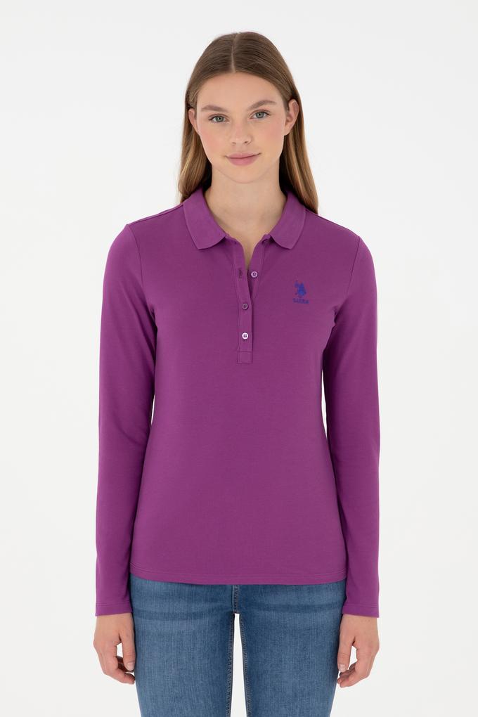 Kadın Menekşe Basic Sweatshirt