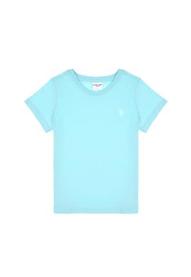 Erkek Çocuk Aqua Basic Bisiklet Yaka Tişört
