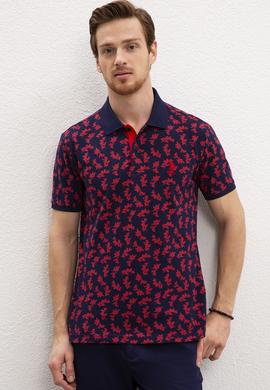 Erkek Lacivert Polo Yaka T-Shirt