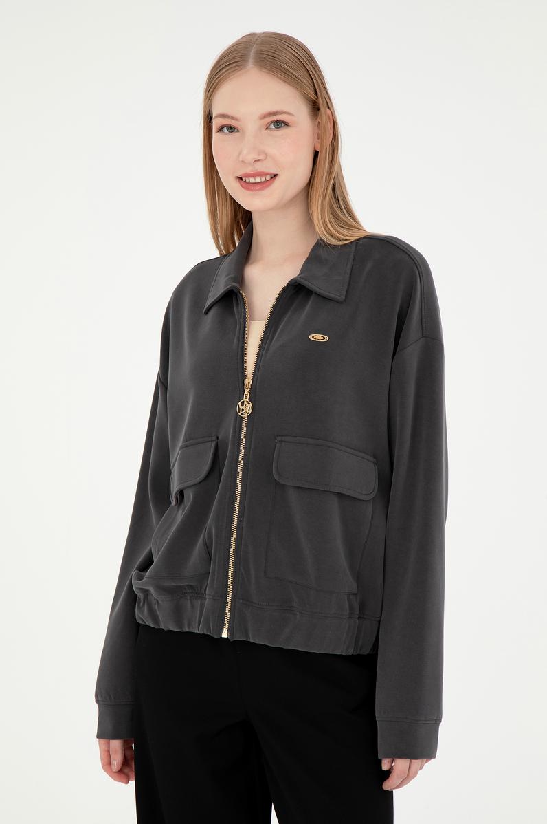 Kadın Antrasit Sweatshirt