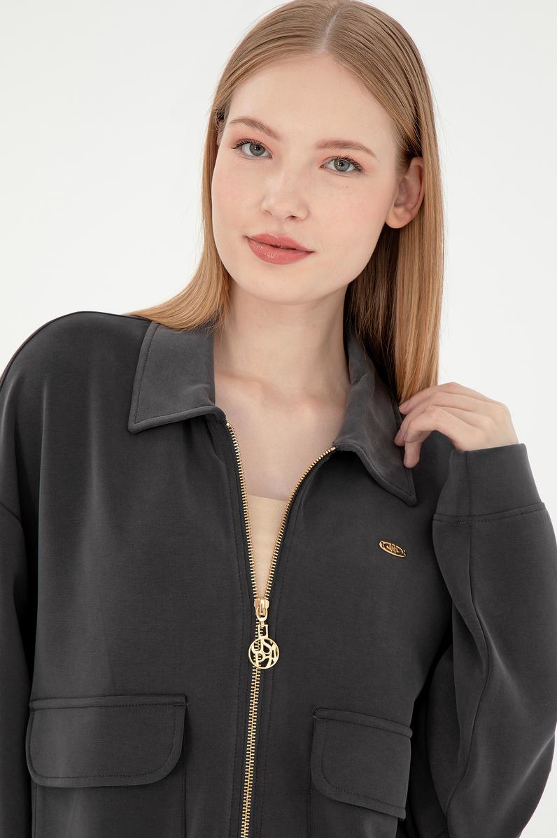 Kadın Antrasit Sweatshirt