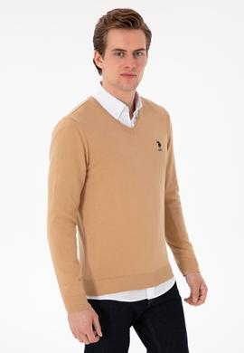 Erkek Camel Melanj Basic Kazak