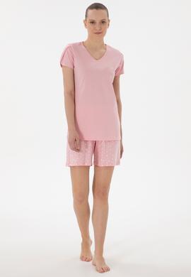 Kadın Pembe Pijama Takımı