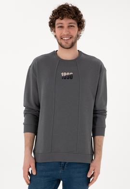 Erkek Antrasit Sweatshirt