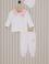 Kız Bebek Krem Pijama Takımı