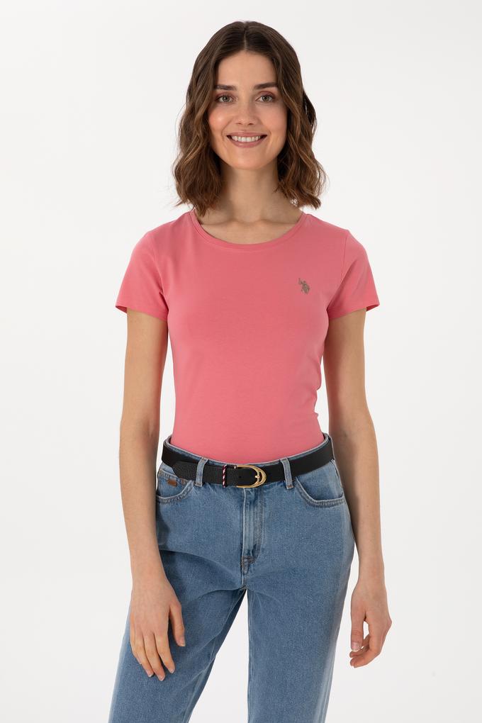 Kadın Pembe Basic Tişört
