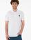 Erkek Slim Fit Polo Yaka Beyaz Basic Tişört