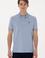 Erkek Regular Fit Polo Yaka Mavi Basic Tişört