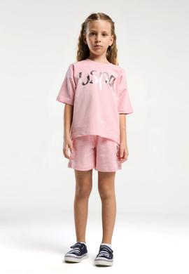 Kız Çocuk Somon Pijama Takımı