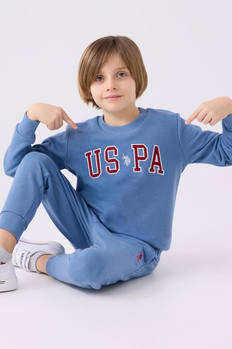 Erkek Çocuk Mavi Pijama Takımı