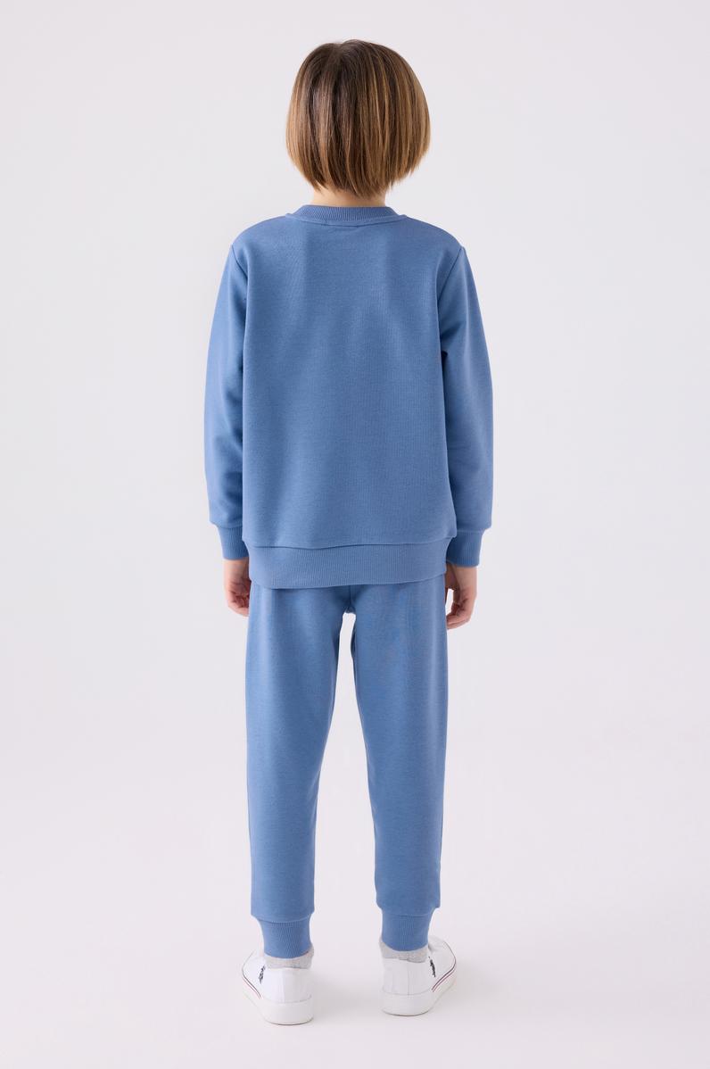 Erkek Çocuk Mavi Pijama Takımı
