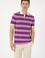 Erkek Regular Fit Polo Yaka Menekşe Tişört