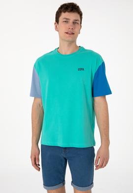 Erkek Comfort Fit Bisiklet Yaka Mint Tişört