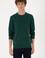Erkek Koyu Yeşil Basic Sweatshirt