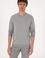 Erkek Gri Melanj Basic Sweatshirt