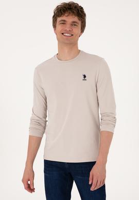 Erkek Taş Basic Sweatshirt