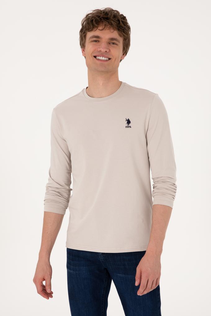 Erkek Taş Basic Sweatshirt