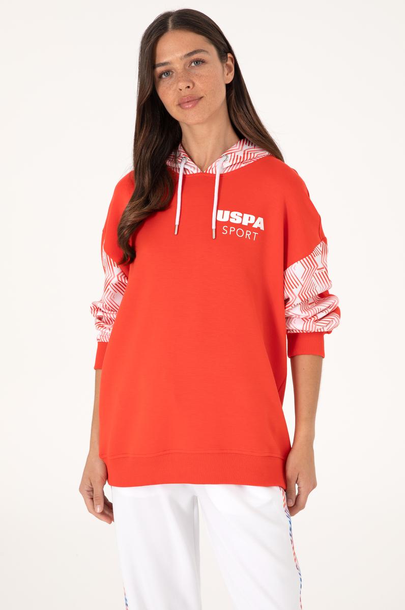 Kadın Kırmızı Sweatshirt