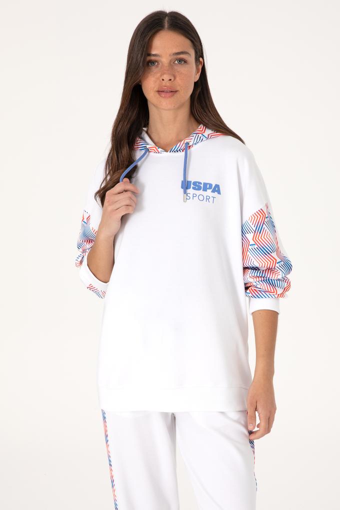 Kadın Beyaz Sweatshirt