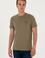 Erkek Regular Fit Bisiklet Yaka Vizon Basic Tişört
